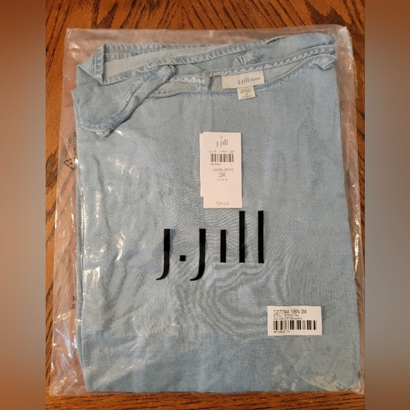 J. Jill Blue Bell Sleeve Blouse 3XL - Picture 10 of 10